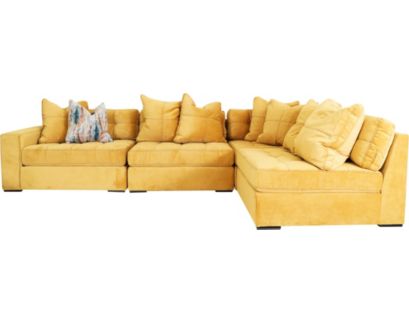 Jonathan Louis Noah 4-Piece Corner Sectional w Left-Facing Chair