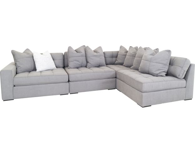 Jonathan Louis Noah Gray 4-Piece Left-Facing Chaise Sectional large image number 1