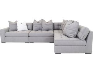 Jonathan Louis Noah Gray 4-Piece Left-Facing Chaise Sectional
