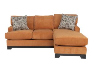 Jonathan Louis Choices Kronos Orange Sofa with Floating Chaise