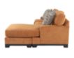 Jonathan Louis Choices Kronos Orange Sofa with Floating Chaise small image number 4