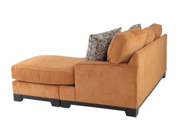 Jonathan Louis Choices Kronos Orange Sofa with Floating Chaise large image number 5