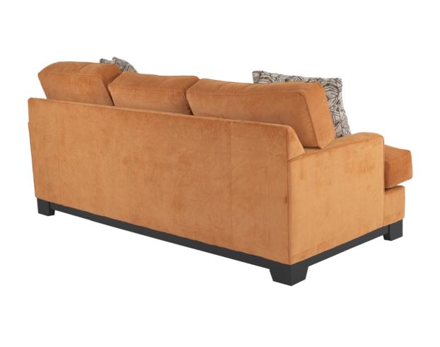 Jonathan Louis Choices Kronos Orange Sofa with Floating Chaise large image number 7