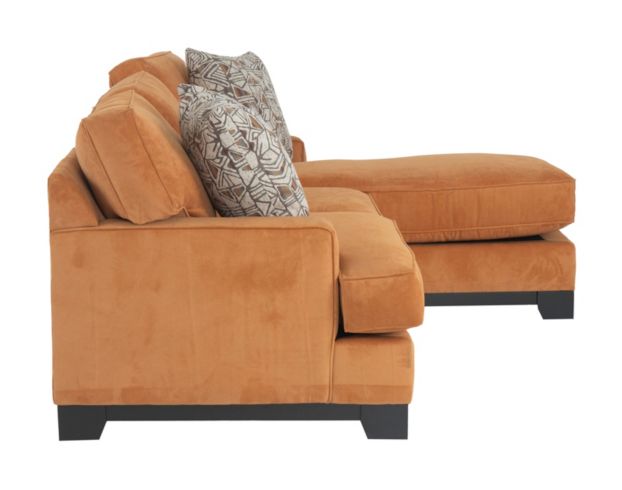 Jonathan Louis Choices Kronos Orange Sofa with Floating Chaise large image number 8