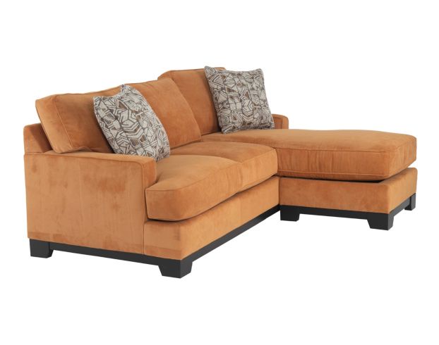 Jonathan Louis Choices Kronos Orange Sofa with Floating Chaise large image number 9