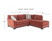 Jonathan Louis Libra Paprika 2-Piece Sectional with Right Chaise small image number 12