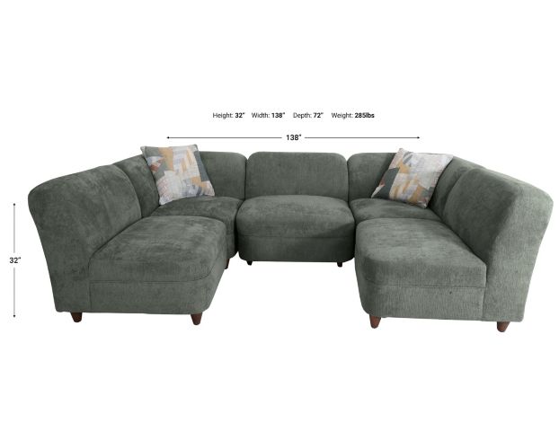 Jonathan Louis Aza 5-Piece Sectional large image number 6