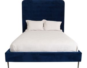 Jonathan Louis Design Lab Blue King Bed