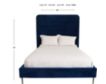 Jonathan Louis Design Lab Blue King Bed small image number 5