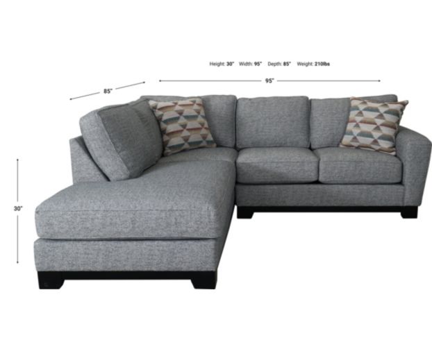 Jonathan Louis Taurus 2-Piece Sectional with Left-Facing Chaise large image number 6