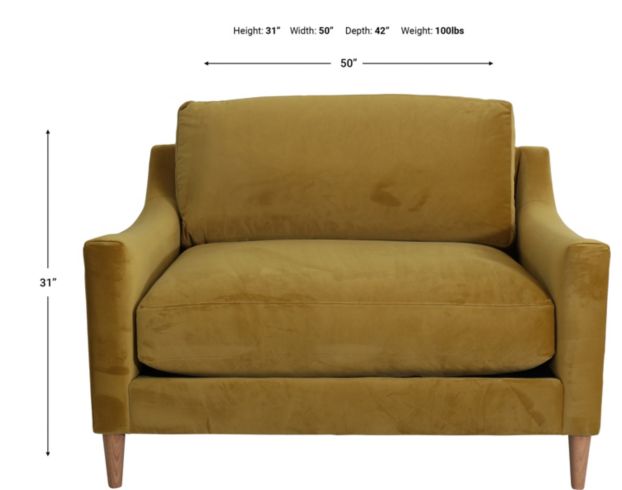 Jonathan Louis Design Lab Royale Dijon Mostny Cuddle Chair large image number 6