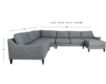 Jonathan Louis Design Lab Neils 4-Piece Sectional small image number 5