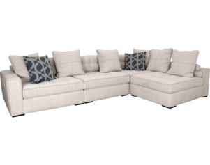 Jonathan Louis Noah Beige 4-Piece Sectional with Side Lounge