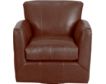 Jonathan Louis Grayson 100% Leather Swivel Accent Chair small image number 1