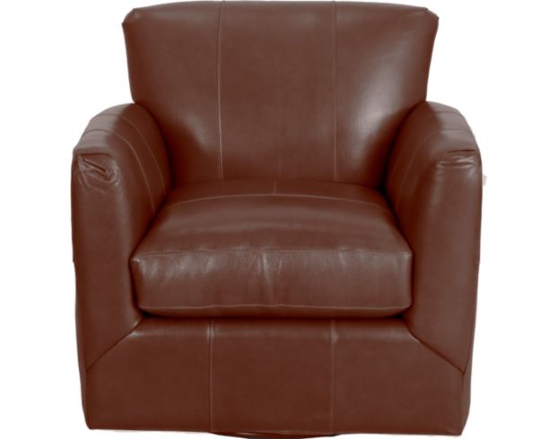 Jonathan Louis Grayson 100% Leather Swivel Accent Chair large image number 1