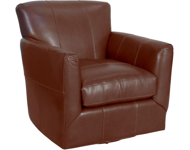 Jonathan Louis Grayson 100% Leather Swivel Accent Chair large image number 2
