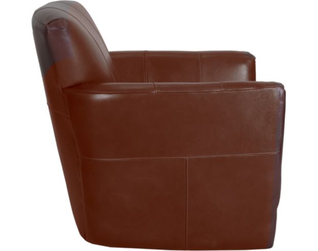 Jonathan Louis Grayson 100% Leather Swivel Accent Chair large image number 3