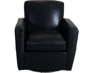 Jonathan Louis Vancouver 100% Leather Swivel Accent Chair