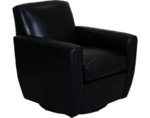 Jonathan Louis Vancouver 100% Leather Swivel Accent Chair