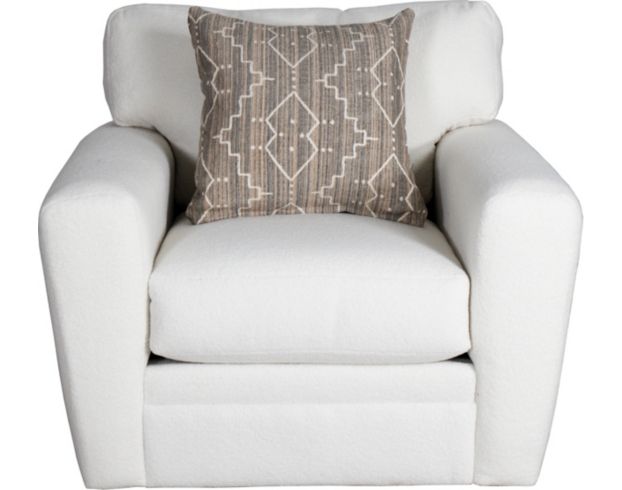 Jonathan Louis Choices White Swivel Chair large image number 1