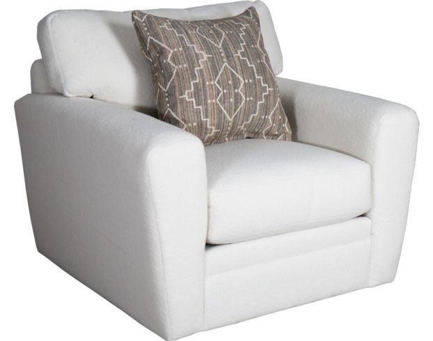 Jonathan Louis Choices White Swivel Chair large image number 2