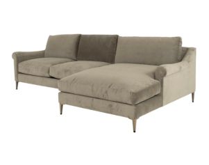 Jonathan Louis Hertz Safari Green Pluma Plush 2-Piece Sectional