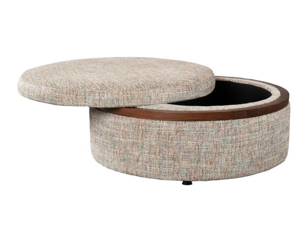 Jonathan Louis Design Lab Bell Casbah Mardi Gras Round Storage Ottoman large image number 2