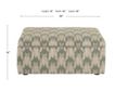 Jonathan Louis Accents Multi-colored Storage Ottoman small image number 5