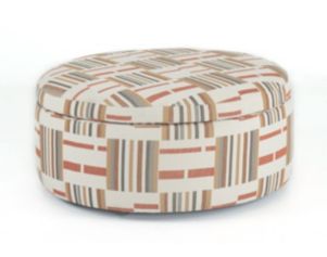 Jonathan Louis Goertel Copper Round Storage Ottoman