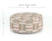 Jonathan Louis Goertel Copper Round Storage Ottoman small image number 4