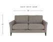 Jonathan Louis Nova Brown Loft Sofa small image number 8