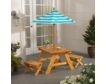 Kidkraft Casual Kid Picnic Table Set with Umbrella small image number 2