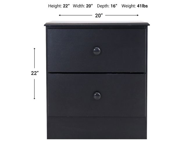 Kith Furniture Black Promo Nightstand large image number 4