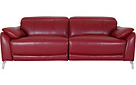 K Motion KM515 Collection Power Reclining Leather Sofa