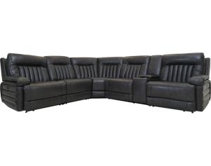Kuka KM597 Collection 6-Piece Leather Power Sectional