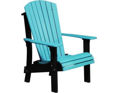 Amish Outdoors Royal Aruba/Black Tall Adirondack Chair