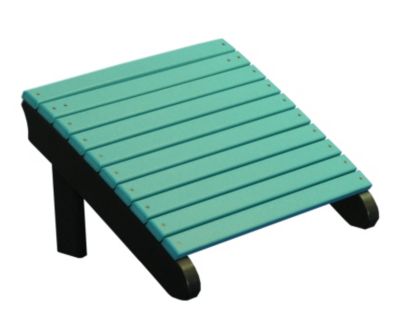 Amish Outdoors Deluxe Aruba/Black Adirondack Chair Footrest