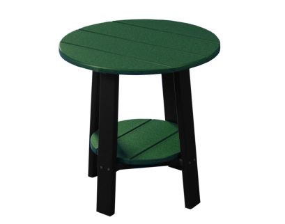 Amish Outdoors Deluxe 22-Inch Green/Black Side Table