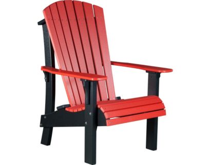 Amish Outdoors Royal Red/Black Tall Adirondack Chair