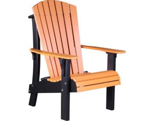 Amish Outdoors Royal Tangerine/Black Tall Adirondack Chair