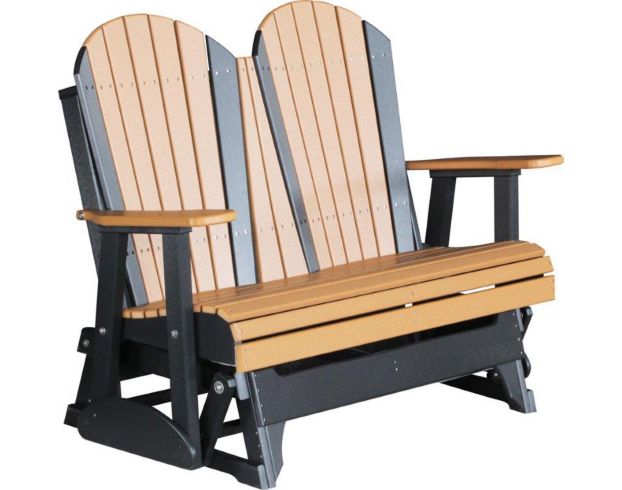 Amish Outdoors Deluxe Adirondack Outdoor Glider Loveseat large