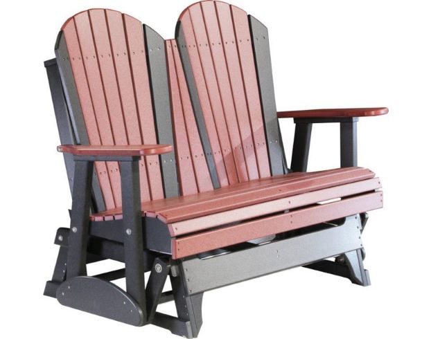 Amish Outdoors Deluxe Adirondack Outdoor Glider Loveseat large