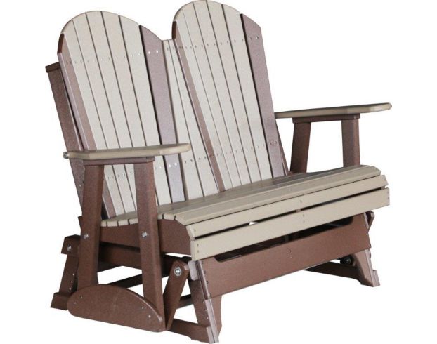 Amish Outdoors Deluxe Adirondack Outdoor Glider Loveseat large
