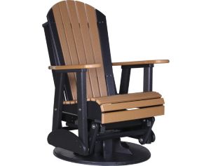 Amish Outdoors Adirondack Outdoor Swivel Glider Chair