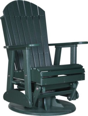 Amish Outdoors Adirondack Outdoor Swivel Glider Chair Homemakers   KRWD144546 A