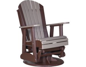 Amish Outdoors Adirondack Outdoor Swivel Glider Chair
