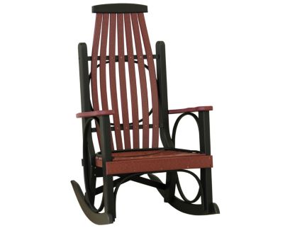 Amish Outdoors Grandpa Cherry/Black Rocker