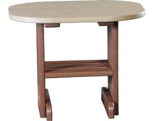 Amish Outdoors Oval Outdoor Side Table
