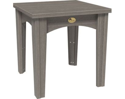 Amish Outdoors Island Coastal Gray End Table