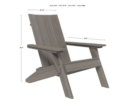 Amish Outdoors Urban Coastal Gray Adirondack Chair